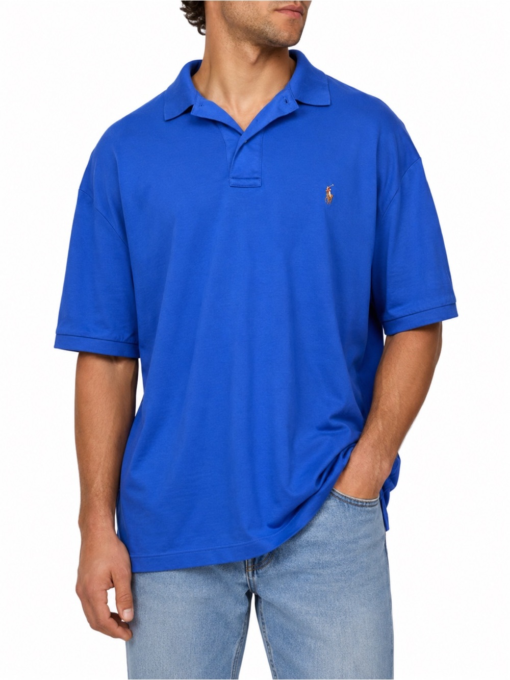 Vintage Y2K PoloRalph Lauren Royal Blue Polo XL